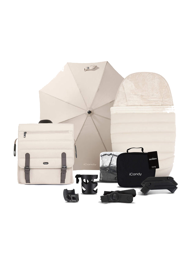 Peach 7 Biscotti Pushchair and Carrycot - Complete Bundle