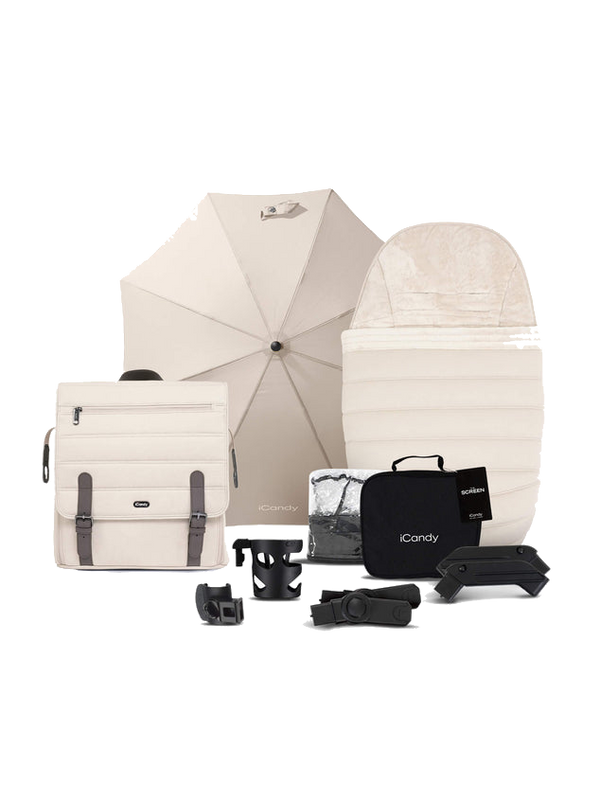 Peach 7 Biscotti Pushchair and Carrycot - Complete Bundle